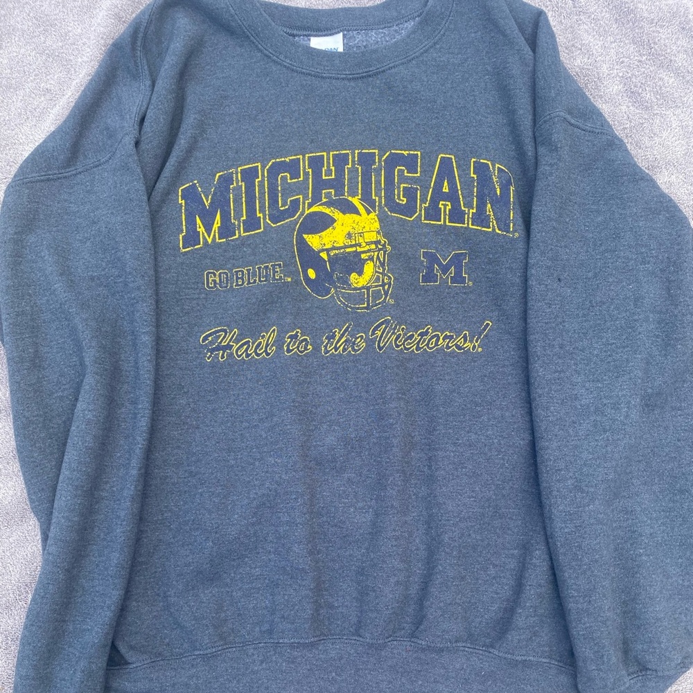 University of Michigan The Victors Merch Sweatshirt Crewneck